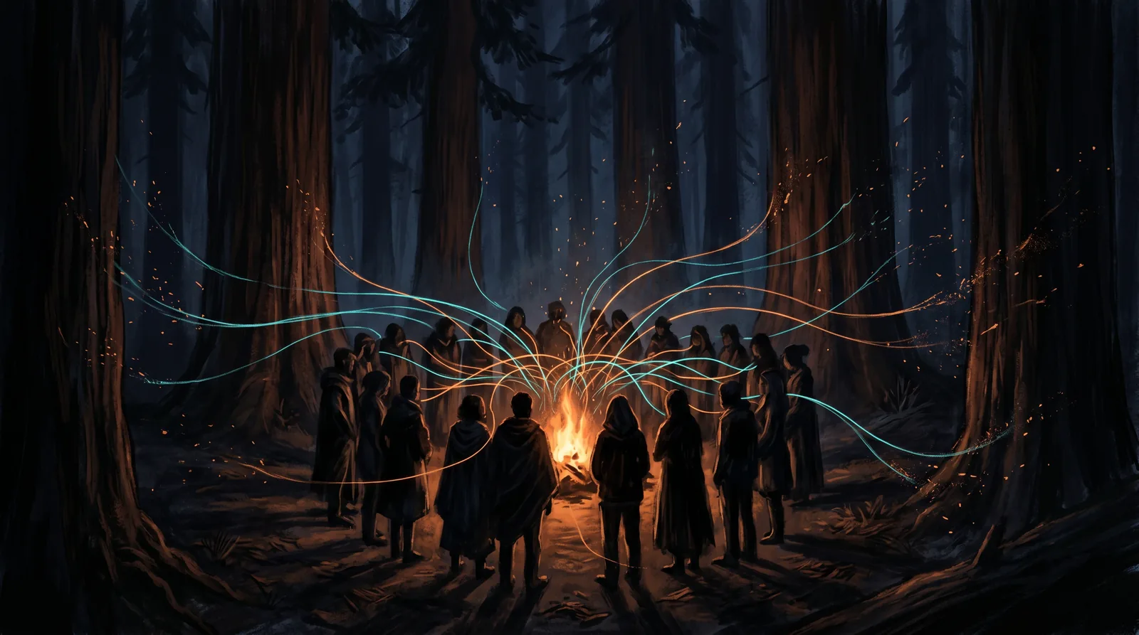 Connections fading after a gathering